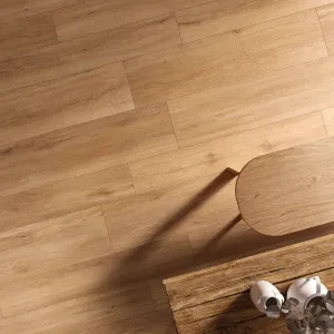 Dlažba FIRENZE NATURALE – hnedá imitácia dreva v tmavšom tóne od Tuscania