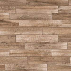 Moderná porcelánová dlažba Tuscania North Wind Brown s realistickou textúrou dreva.