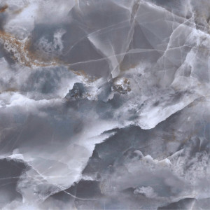 Porcelánová gresová dlažba CONTINUA ONYX BLUE od výrobcu Tuscania s modrošedým vzorom.