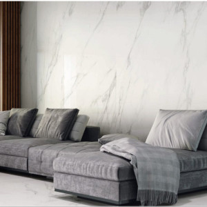 Dlažba Waly Pulido 120×120 – leštená biela dlažba v imitácii mramoru, Inceram.