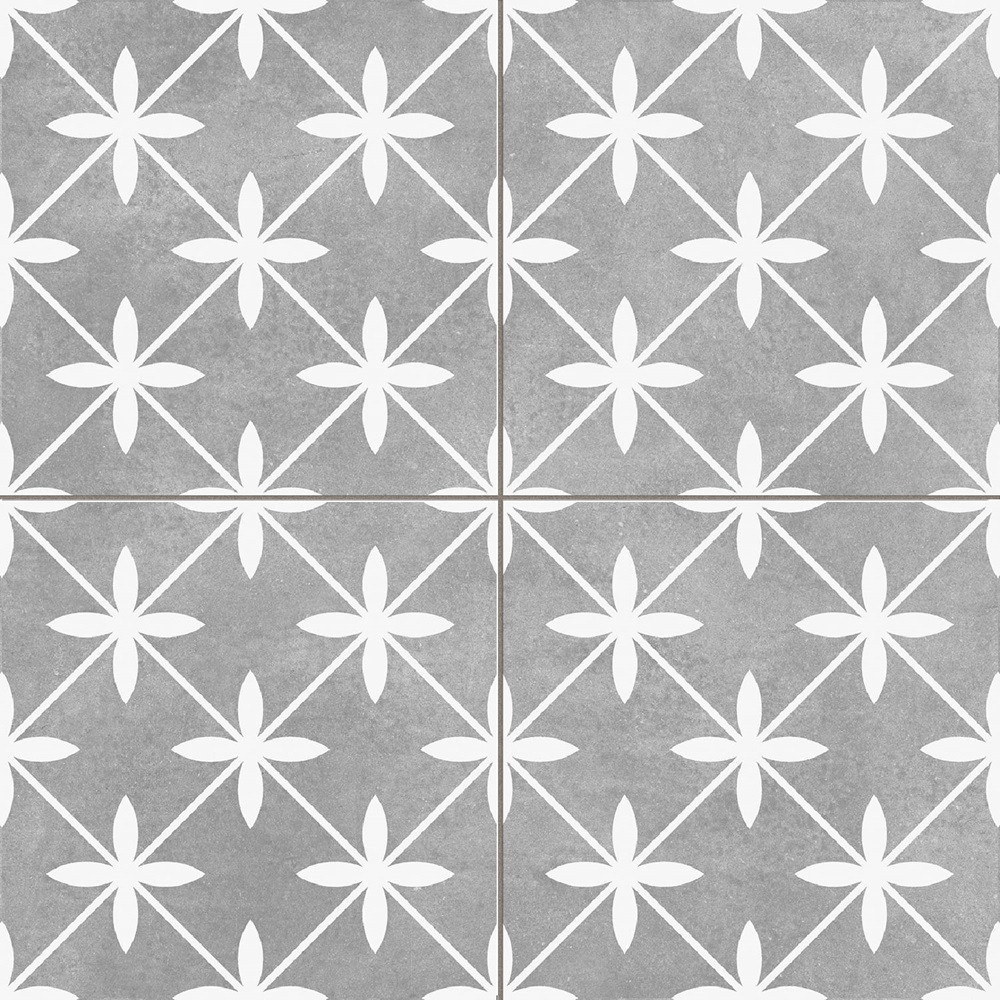 Prissmacer Cerámica Star Grey – gresová dlažba s jemným geometrickým motívom.