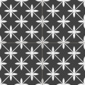 Prissmacer Cerámica Star Black – gresová dlažba s kontrastným ornamentom.