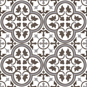 Hampton Grey 45×45 je sivá retro dlažba s jemným vzorom.