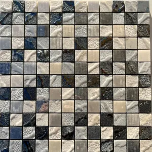 Mozaika Four Seasons 30×30 – kombinácia štruktúr a odtieňov v štýle ročných období od Ceramiche Supergres.