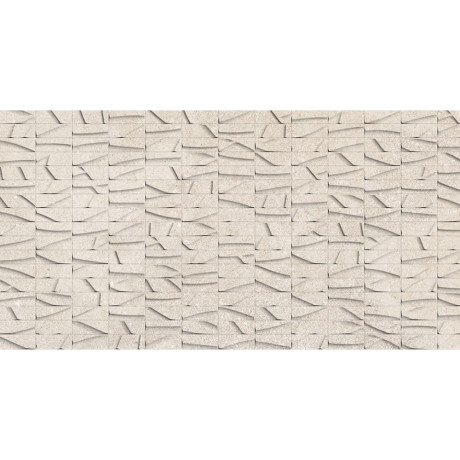 Eterea Avorio Relievo – 3D dekor v krémovom odtieni s matným povrchom.