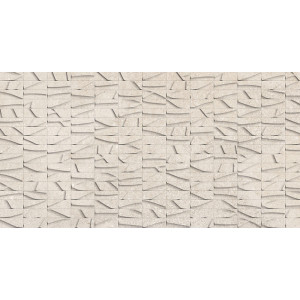 Eterea Avorio Relievo – 3D dekor v krémovom odtieni s matným povrchom.