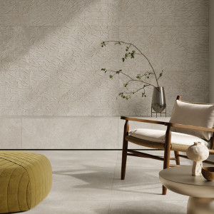 Tuscania Eterea Relievo Sabbia – štruktúrovaný stenový obklad 61×122,2, matný.