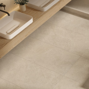 Eterea Naturale 90×90 – matná dlažba v béžovo-hnedom prírodnom odtieni, imitácia kameňa od Tuscania.