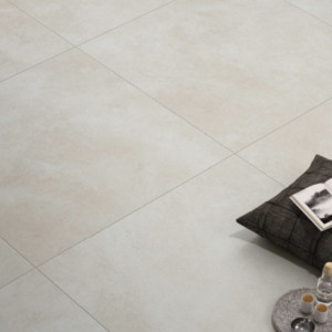 Matná porcelánová dlažba Villeroy & Boch HUDSON White Sand 120×120 s prirodzeným minimalistickým vzhľadom.