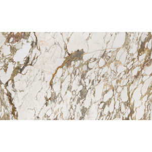 Detail matnej dlažby Villeroy & Boch Arabescato Joy 120x280 je realistická imitácia prírodného mramoru.