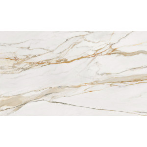Dlažba Calacatta Gold 120×120 s vysokým leskom – imitácia mramoru v prémiovej kvalite.