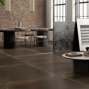 Hnedá industriálna dlažba 60X120 Villeroy & Boch METALCRAFT BROWN s kovovým efektom.