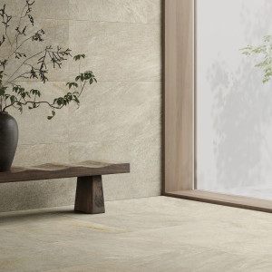 MONTAGNE TAUPE – matná kamenná dlažba 80×80 cm od Villeroy & Boch.