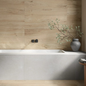 Svetlá dubová dlažba Villeroy & Boch OAK FLAIR ALMOND v matnom prevedení.