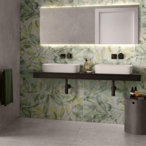 Sivá dlažba Villeroy & Boch URBAN JUNGLE GREY s teracovým efektom.