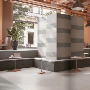 Tmavá gresová dlažba v kamennom vzhľade SOLID TONES.