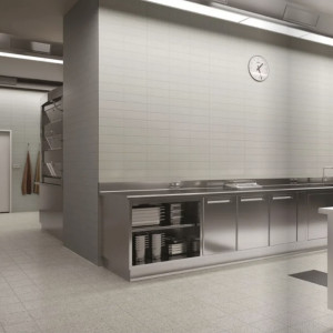 SOLID TONES COOL GRAIN – zrnitá sivá dlažba 60×60 cm.