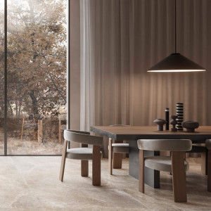 Gresová dlažba Rustic Blend Beige 60×120 v teplom béžovom odtieni.