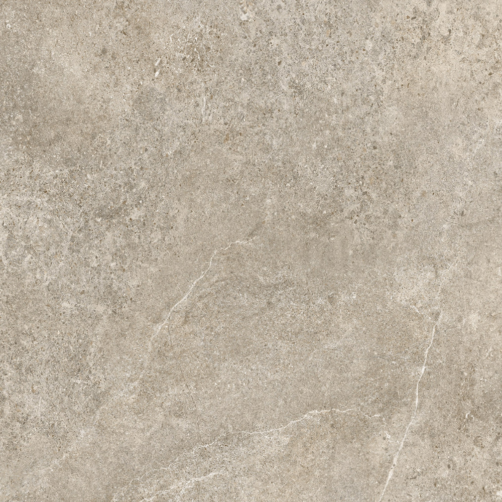 Detail povrchu dlažby Rustic Blend Light Grey 80x80 s výrazným žilkovaním.