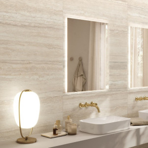 Matná dlažba Tuscan Traces Silver 60×120 – imitácia travertínu s jemnou kresbou.