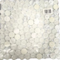 PLANET WHITE 30×30 je biela okrúhla mozaika.