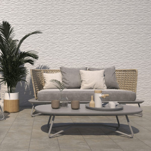 Kamenný obklad CANON BLANCO 17x52 vhodný do interiéru aj exteriéru.