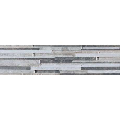 Moderný lineárny fasádny obklad DENALI MIX 17×52.