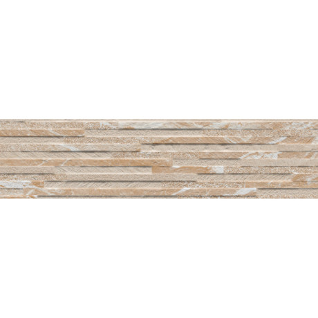 Kamenný obklad s lineárnym dizajnom MAULE BEIGE 17x52.