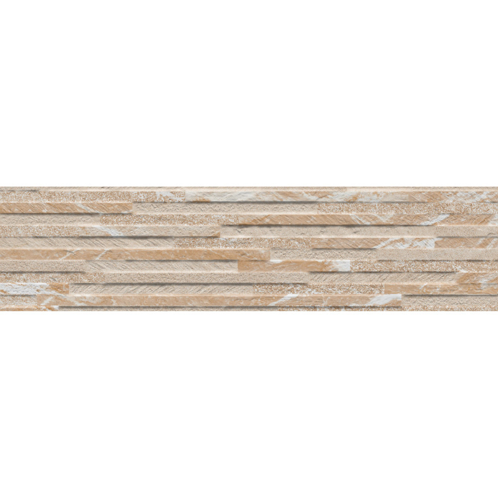 Kamenný obklad s lineárnym dizajnom MAULE BEIGE 17x52.