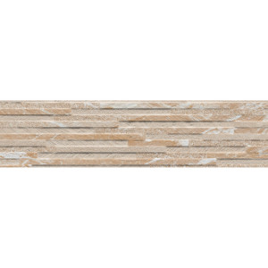 Kamenný obklad s lineárnym dizajnom MAULE BEIGE 17x52.