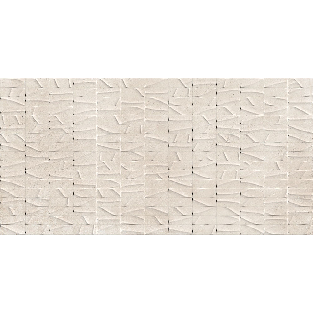 Continental Soft White Rilievo 61x122,2 3D obklad gres Tuscania