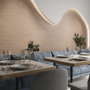 Cifre Harlem Biscotti 6x25 matný metro obklad imitácia kameňa béžový