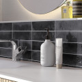 Cifre Jazba Anthracite 6x24,6 lesklý retro metro obklad antracitová