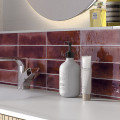 Cifre Jazba Garnet 6x24,6 lesklý retro metro obklad červená