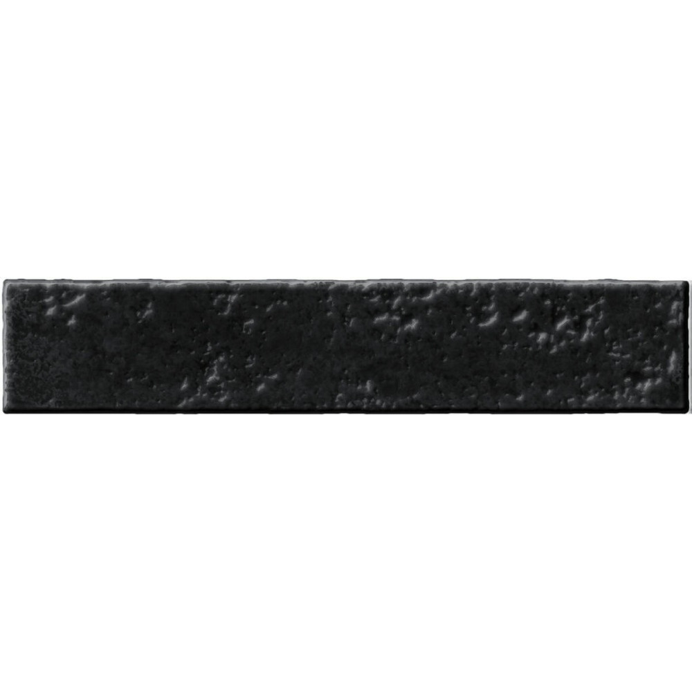 Cifre Puck Black 5x25 lesklý keramický metro obklad čierna