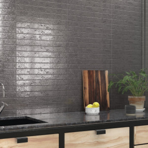 Cifre Puck Grey 5x25 lesklý keramický metro obklad sivá