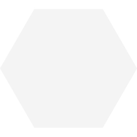 Cifre Timeless White Hex 15x17 matný gres obklad biela