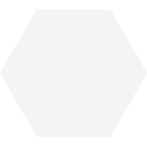 Cifre Timeless White Hex 15x17 matný gres obklad biela