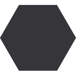 Cifre Timeless Black Hex 15x17 matný gres obklad čierna