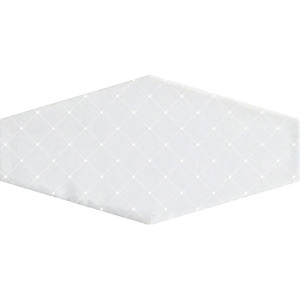 Cifre Viena Decor Blanco Hex 10x20 lesklý keramický obklad biela