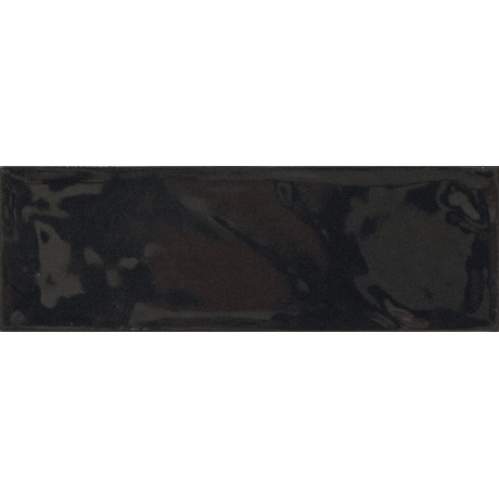 Cifre Bulevar Black 10x30,5 lesklý keramický obklad čierna