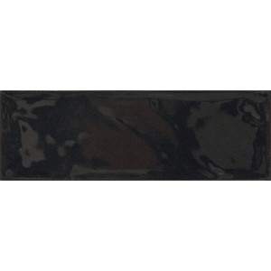 Cifre Bulevar Black 10x30,5 lesklý keramický obklad čierna