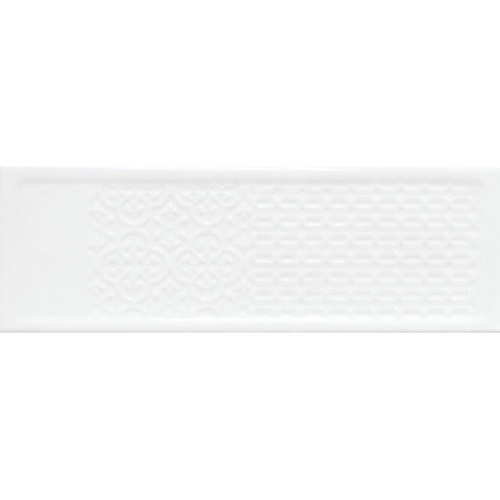 Cifre Titan Decor Glaciar 10x30,5 lesklý keramický obklad biela