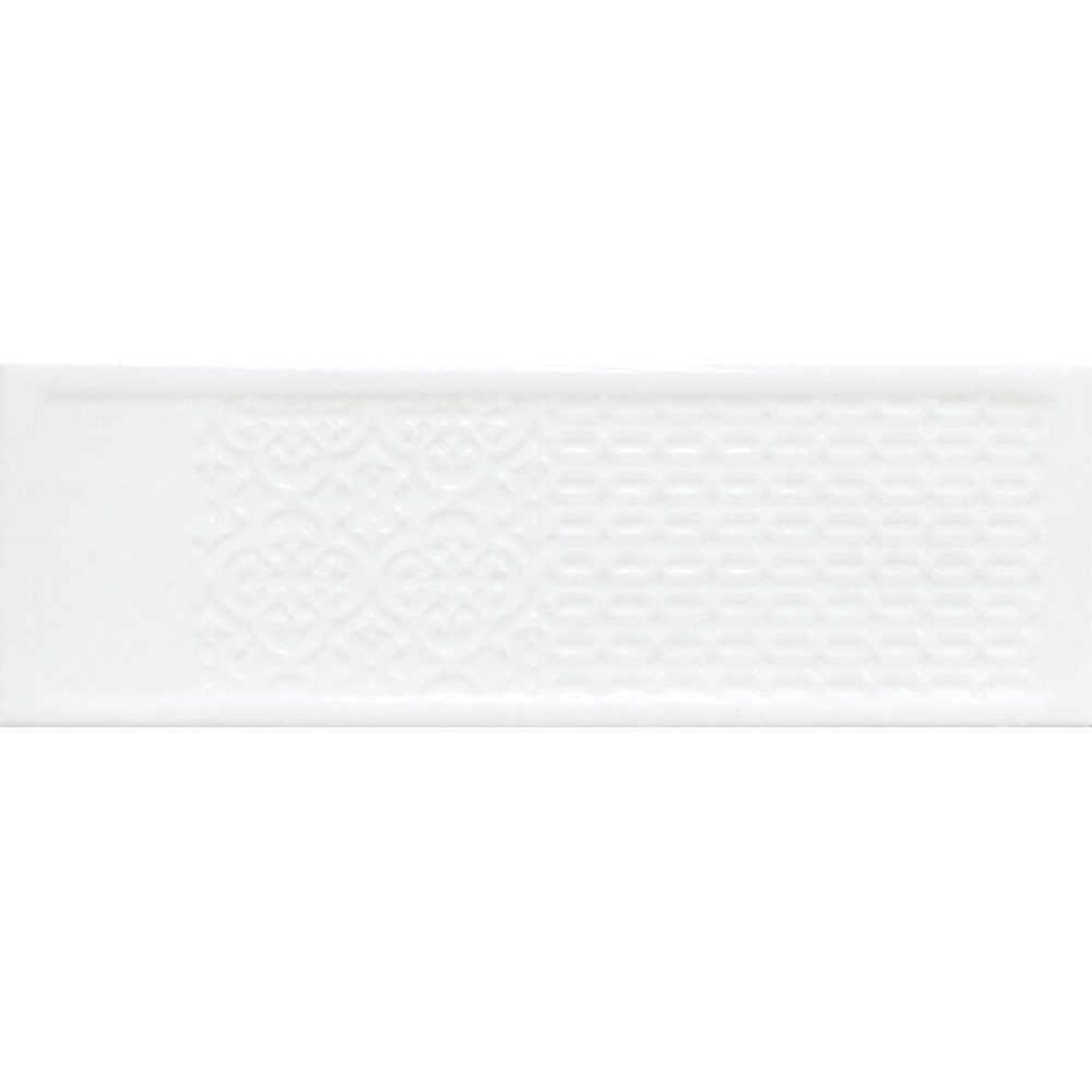 Cifre Titan Decor Glaciar 10x30,5 lesklý keramický obklad biela