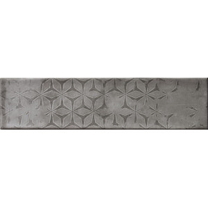 Cifre Omnia Decor Grey 7,5x30 lesklý keramický obklad sivá