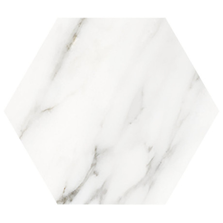 Cifre Ducale White Matný Hex 15x17 keramický mramorový obklad biely