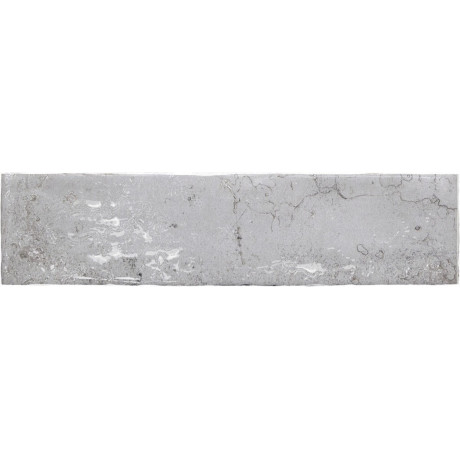 Cifre Industrial Silver 7,5x30 lesklý keramický kovový obklad sivá