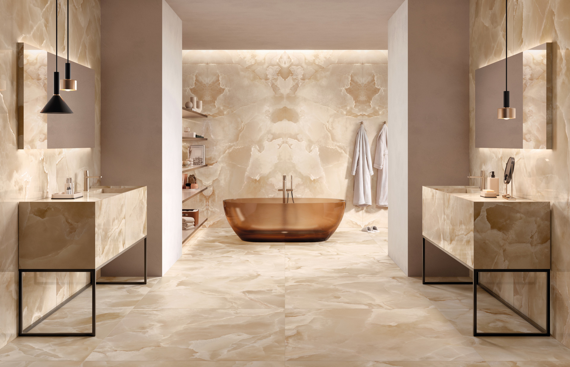 ónyx obklad do kúpeľne