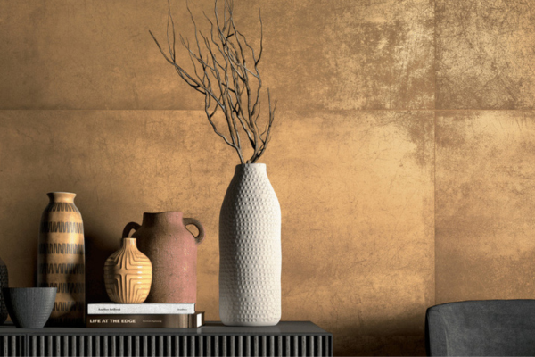 obklad imitácia kovu