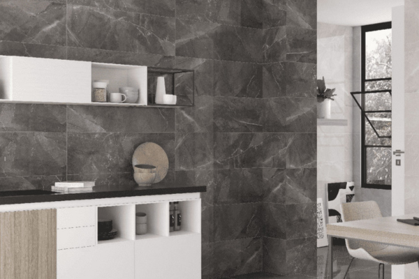 sivý obklad do kuchyne